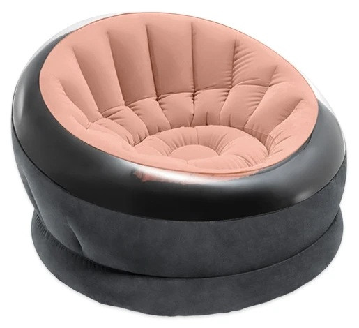 Крісло надувне Intex 68582-coral (112 x 109 x 69см)