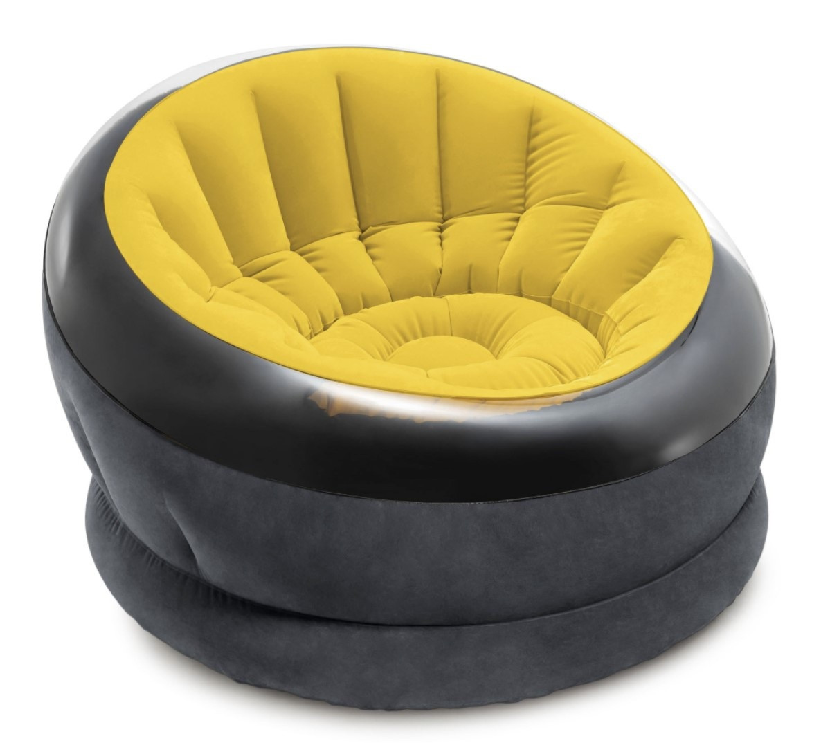 Крісло надувне Intex 68582-yellow (112 x 109 x 69см)